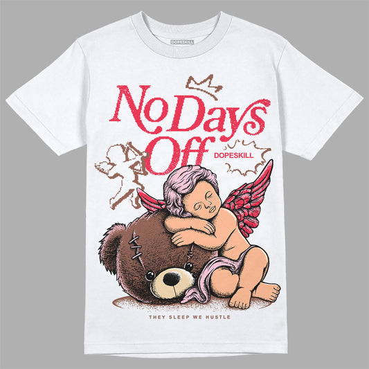 Dunk Low PRM Bacon DopeSkill T-Shirt New No Days Off Graphic Streetwear - White 