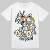 Jordan 17 Retro Low SP Infinite Archives DopeSkill T-Shirt Smile Through The Pain Graphic Streetwear - White