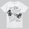 New Balance 2002R ‘Steel Orca’ DopeSkill T-Shirt No Money No Love Typo Graphic Streetwear - White