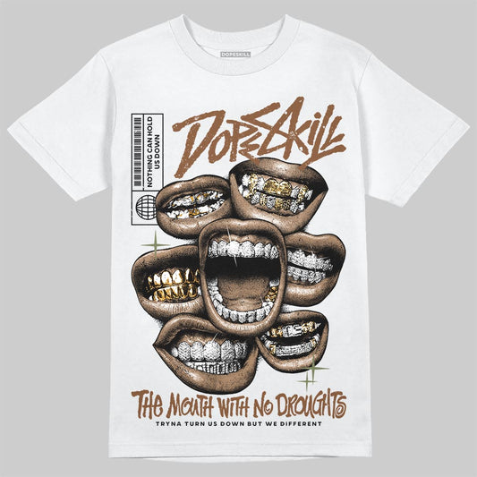 New Balance ABZORB 2010 “Pecan” DopeSkill T-Shirt The Mouth With No Droughts Graphic Streetwear - White