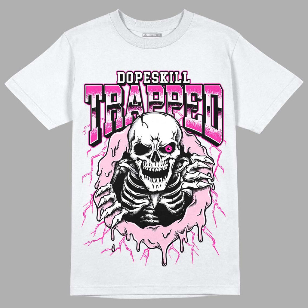 Dunk Low GS 'Triple Pink' DopeSkill T-Shirt Trapped Halloween Graphic Streetwear - White