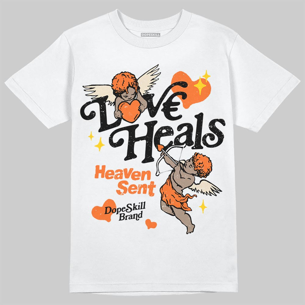 Jordan 3 “Starfish” DopeSkill T-Shirt New Love Heals Graphic Streetwear  White