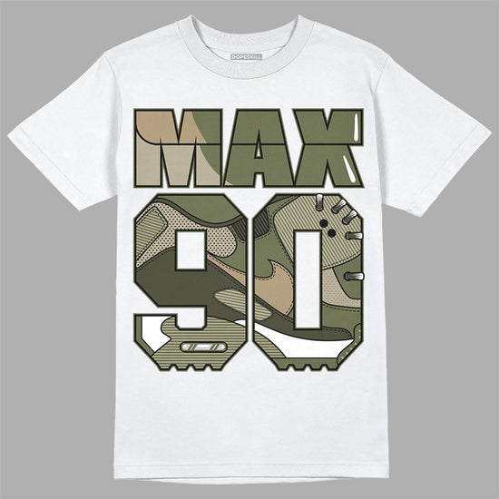 Air Max 90 Ballistic Neutral Olive DopeSkill T-Shirt Max 90 Graphic Streetwear - White