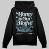 Vans Knu Stack Vintage Satin Dream Blue DopeSkill Hoodie Sweatshirt Money Is Our Motive Typo Graphic Streetwear - Black