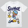 University Blue Sneakers DopeSkill T-Shirt Self Made Graphic Streetwear - White