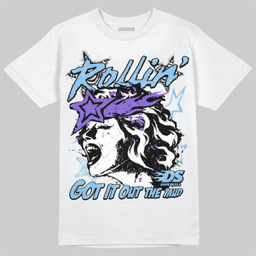 University Blue Sneakers DopeSkill T-Shirt Got It Out The Mud Graphic Streetwear - White