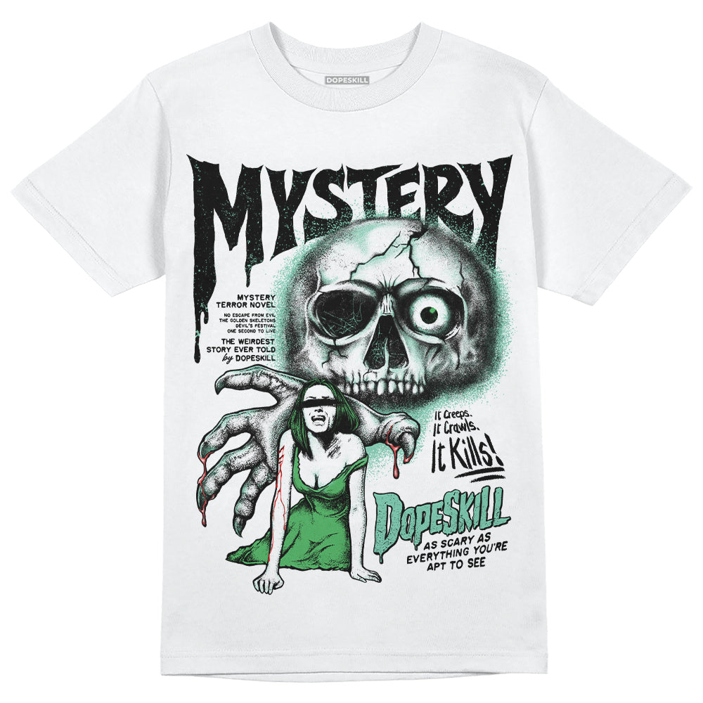 Jordan 1 High OG Green Glow DopeSkill T-Shirt Mystery Ghostly Grasp Graphic Streetwear - White