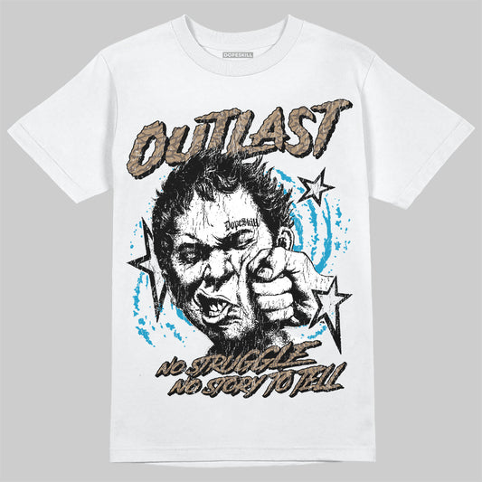 Jordan 3 GS “We Outside” DopeSkill T-Shirt Outlast Graphic Streetwear - White