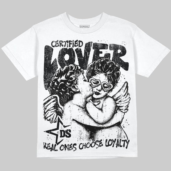 Dunk Low Panda White Black DopeSkill T-Shirt Real Ones Choose Loyalty Graphic Streetwear - White 