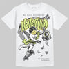 Jordan 4 GS “Light Lemon Twist” DopeSkill T-Shirt Nevermind Graphic Streetwear - White 