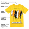 Yellow Ochre 6s DopeSkill Yellow T-shirt Juneteenth Heart Graphic