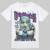 University Blue Sneakers DopeSkill T-Shirt Drip Harder Graphic Streetwear - White