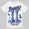 University Blue Sneakers DopeSkill T-Shirt Loyalty Graphic Streetwear - White