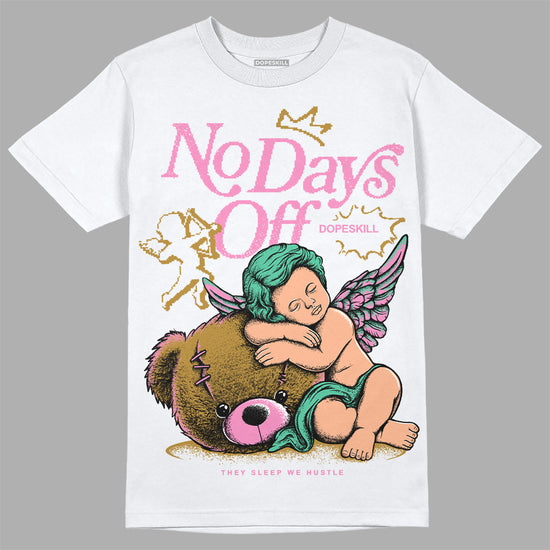 Parris Goebel x WMNS Dunk Low 'Playful Pink’ DopeSkill T-Shirt New No Days Off Graphic Streetwear - White 