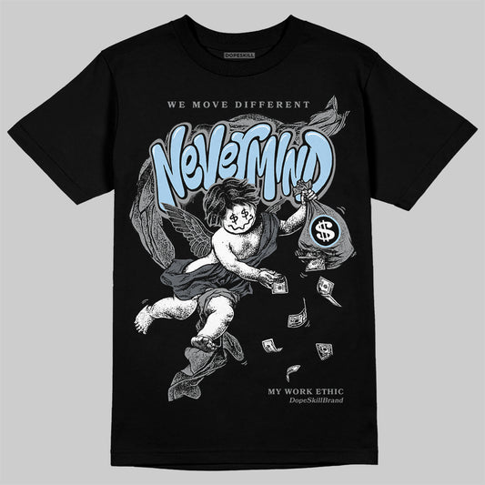 Jordan 5 Retro Wolf Grey (2026) DopeSkill T-Shirt Nevermind Graphic Streetwear - black