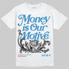 Jordan 3 Retro OG Rare Air DopeSkill T-Shirt Money Is Our Motive Typo Graphic Streetwear - White