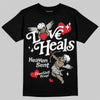 Jordan 10 OG “Steel” DopeSkill T-Shirt New Love Heals Graphic Streetwear - Black