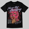 Jordan 5 Low “Peanut Butter Jelly” DopeSkill T-Shirt Never Stop Hustling Graphic Streetwear - Black
