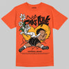 Jordan 1 Retro High OG Shattered Backboard (2025) DopeSkill T-Shirt No Fake Love Graphic Streetwear - Orange