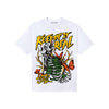 Yellow Sneakers DopeSkill T-Shirt Keepin' It Real Graphic Streetwear - White
