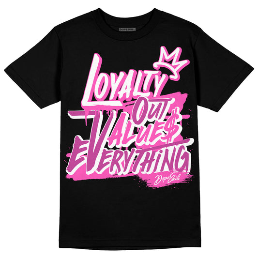 Jordan 4 GS “Hyper Violet” DopeSkill T-Shirt LOVE Graphic Streetwear - Black