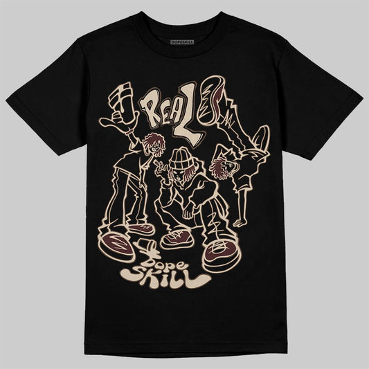 A Ma Maniére x Air Jordan 4 “Dark Mocha” DopeSkill T-Shirt Real Y2K Players Graphic Streetwear - Black