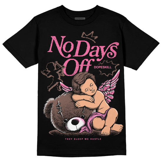 Dunk Low Smokey Mauve Playful Pink DopeSkill T-Shirt New No Days Off Graphic Streetwear - Black