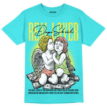 New Balance 9060 “Cyan Burst” DopeSkill Virtual Blue T-Shirt Real Lover Graphic Streetwear