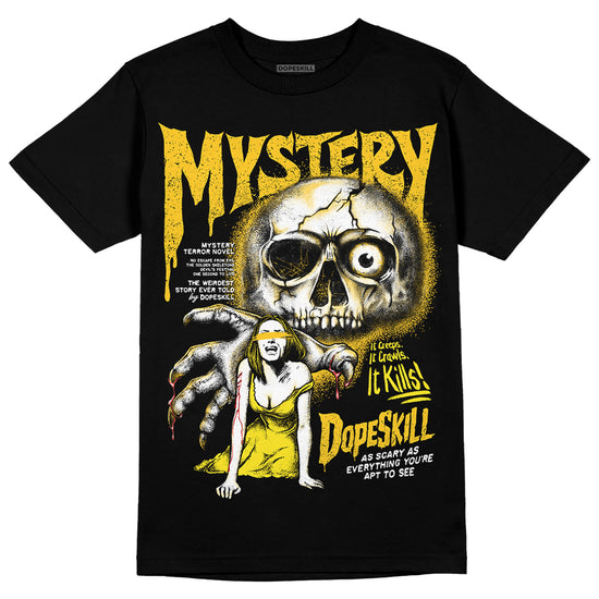 Jordan 4 Retro “Vivid Sulfur” DopeSkill T-Shirt Mystery Ghostly Grasp Graphic Streetwear - Black