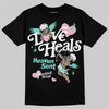 Jordan 11 Low "Igloo" DopeSkill T-Shirt New Love Heals Graphic Streetwear - Black