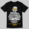 Yellow Sneakers DopeSkill T-Shirt Scared Money Don't Make No Money Graphic Streetwear - black