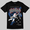 Jordan 3 "True Blue" DopeSkill T-Shirt Nevermind Graphic Streetwear - Black