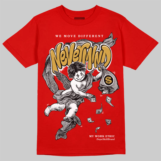 Jordan 11 “Bred Velvet” DopeSkill Red T-shirt Nevermind Graphic Streetwear