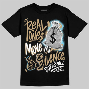 Jordan 11 City Pack “H-Town” DopeSkill T-Shirt Real Ones Move In Silence Graphic Streetwear - Black