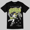 Jordan 4 GS “Light Lemon Twist” DopeSkill T-Shirt Nevermind Graphic Streetwear - Black