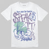Jordan 1 Retro Low OG Zion Williamson Voodoo Alternate DopeSkill T-Shirt Speak It Graphic Streetwear - White