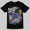 Jordan Spizike Low “Storm Blue” DopeSkill T-Shirt Stressless Graphic Streetwear - Black