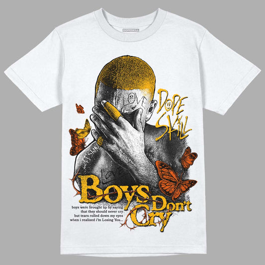 Dunk Low Championship Goldenrod (2021) DopeSkill T-Shirt Boys Don't Cry Graphic Streetwear - White