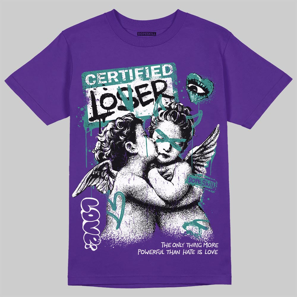 Jordan 5 OG “Grape” DopeSkill T-Shirt Certified Lover Graphic Streetwear - Purple
