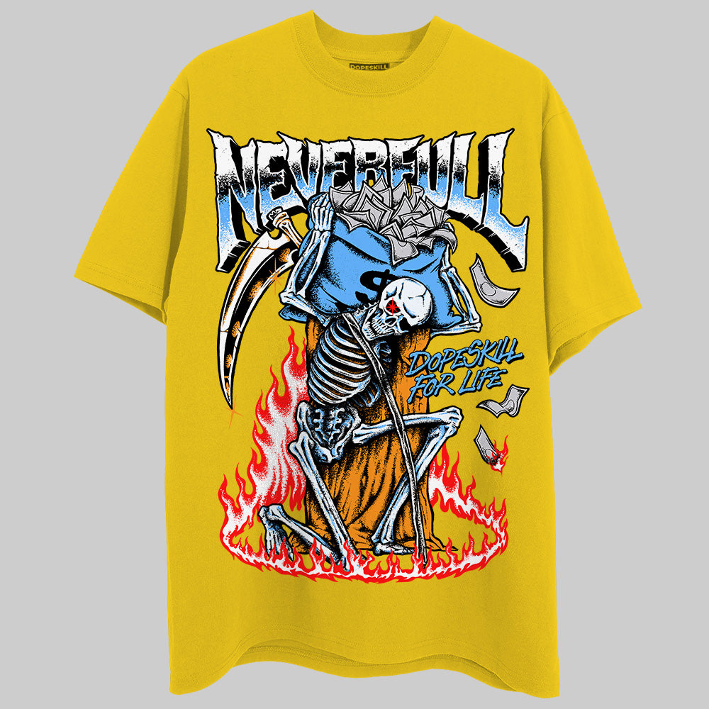 Jordan 6 “Yellow Ochre” DopeSkill Yellow T-Shirt NeverFull Graphic Streetwear