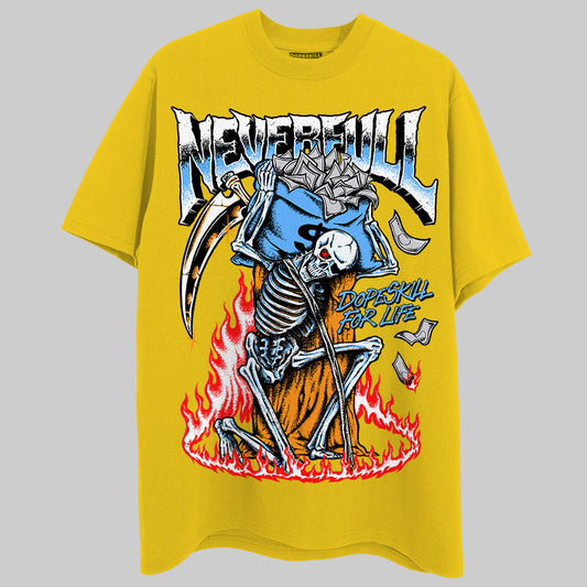 Jordan 6 “Yellow Ochre” DopeSkill Yellow T-Shirt NeverFull Graphic Streetwear