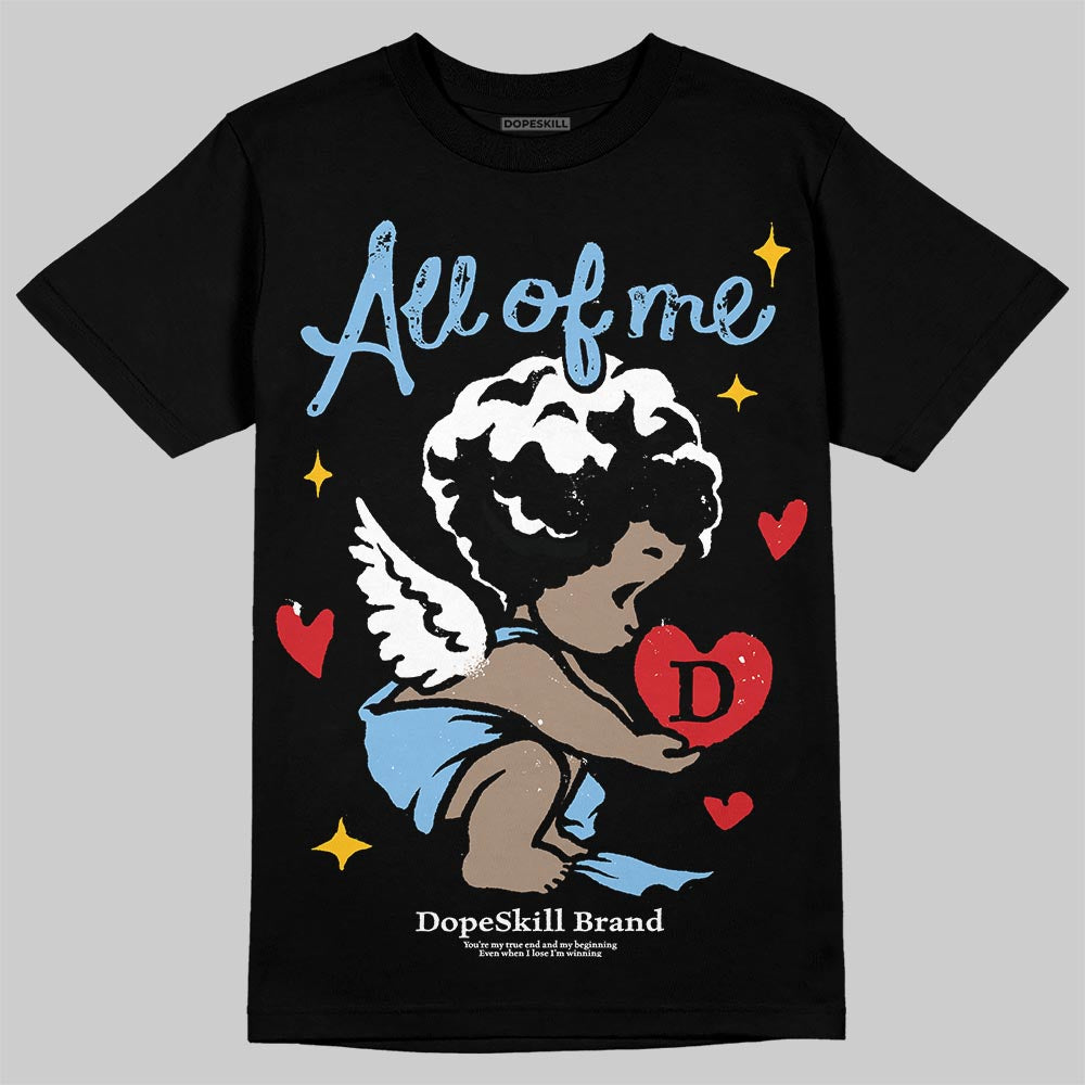 University Blue Sneakers DopeSkill T-Shirt All Of Me Graphic Streetwear - Black