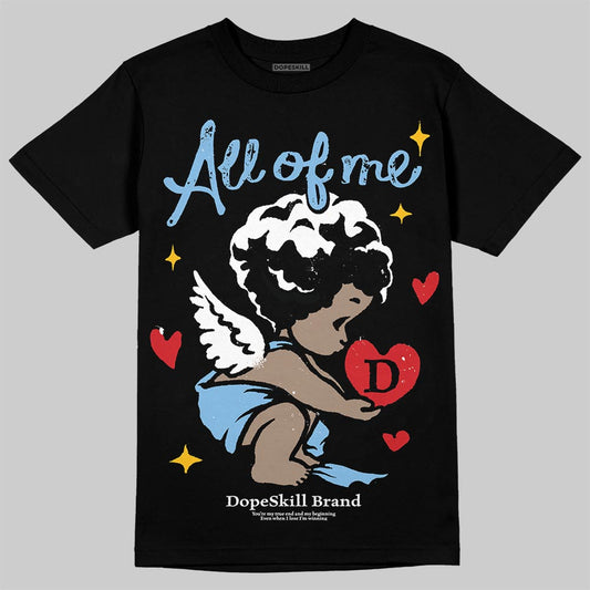University Blue Sneakers DopeSkill T-Shirt All Of Me Graphic Streetwear - Black