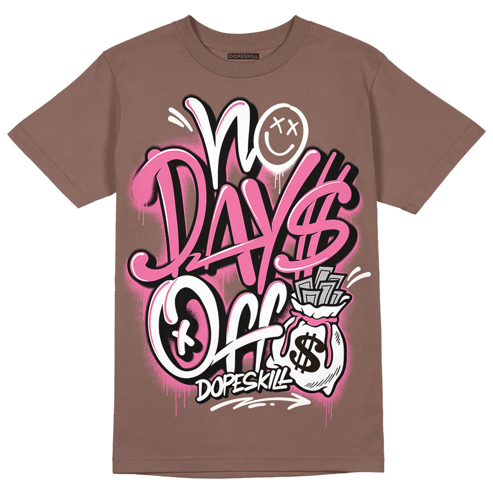 Dunk Low Smokey Mauve Playful Pink DopeSkill Brown Savana T-shirt No Days Off Graphic Streetwear 