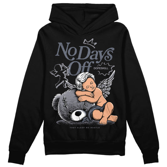 Jordan 14 Retro 'Stealth' DopeSkill Hoodie Sweatshirt New No Days Off Graphic Streetwear - Black