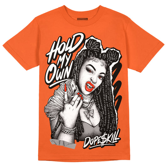 Jordan 3 Georgia Peach DopeSkill Orange T-shirt New H.M.O Graphic Streetwear