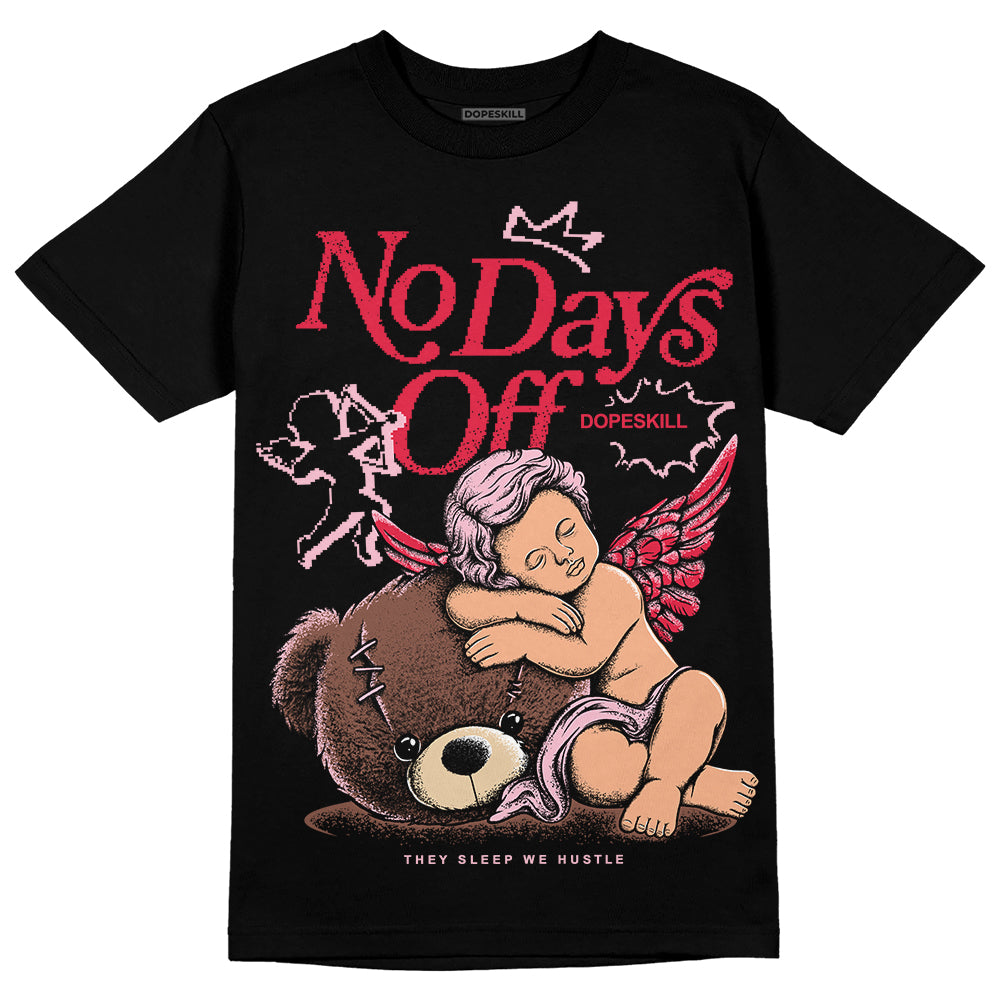 Dunk Low PRM Bacon DopeSkill T-Shirt New No Days Off Graphic Streetwear - Black