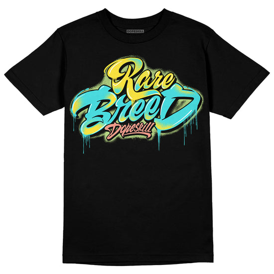 New Balance 9060 “Cyan Burst” DopeSkill T-Shirt Rare Breed Type Graphic Streetwear - Black