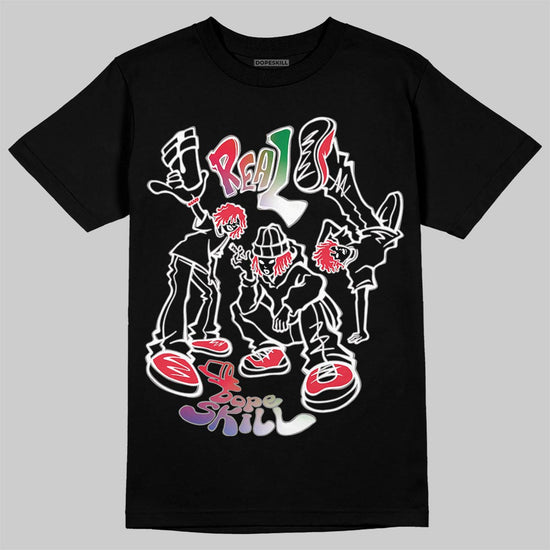 Jordan 11 City Pack “285” Atlanta DopeSkill T-Shirt Real Y2K Players Graphic Streetwear - Black