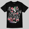 Jordan 11 City Pack “285” Atlanta DopeSkill T-Shirt Real Y2K Players Graphic Streetwear - Black
